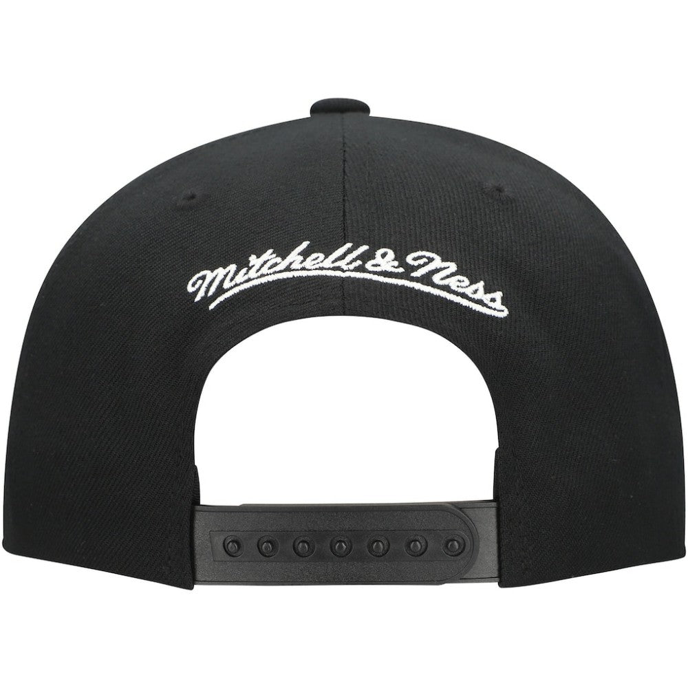 New Jersey Devils - Mitchell & Ness Core Top Spot Snapback Hat Black