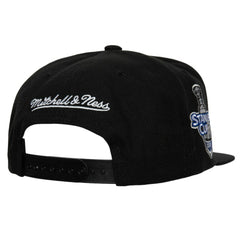Detroit Red Wings - Mitchell & Ness Core Top Spot Snapback Hat Black