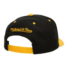 Boston Bruins Mitchell & Ness All In 2.0 Pro Crown Adjustable Hat Black