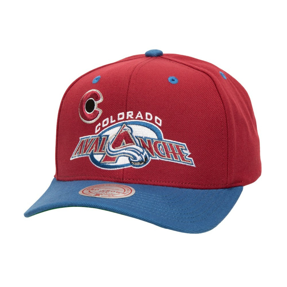Colorado Avalanche - Mitchell & Ness All In 2.0 Pro Crown Adjustable Hat Black