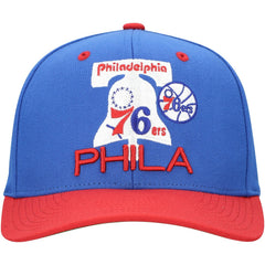 Mitchell & Ness - Philadelphia 76ers All In 2.0 Pro Crown Snapback Hat - Royal