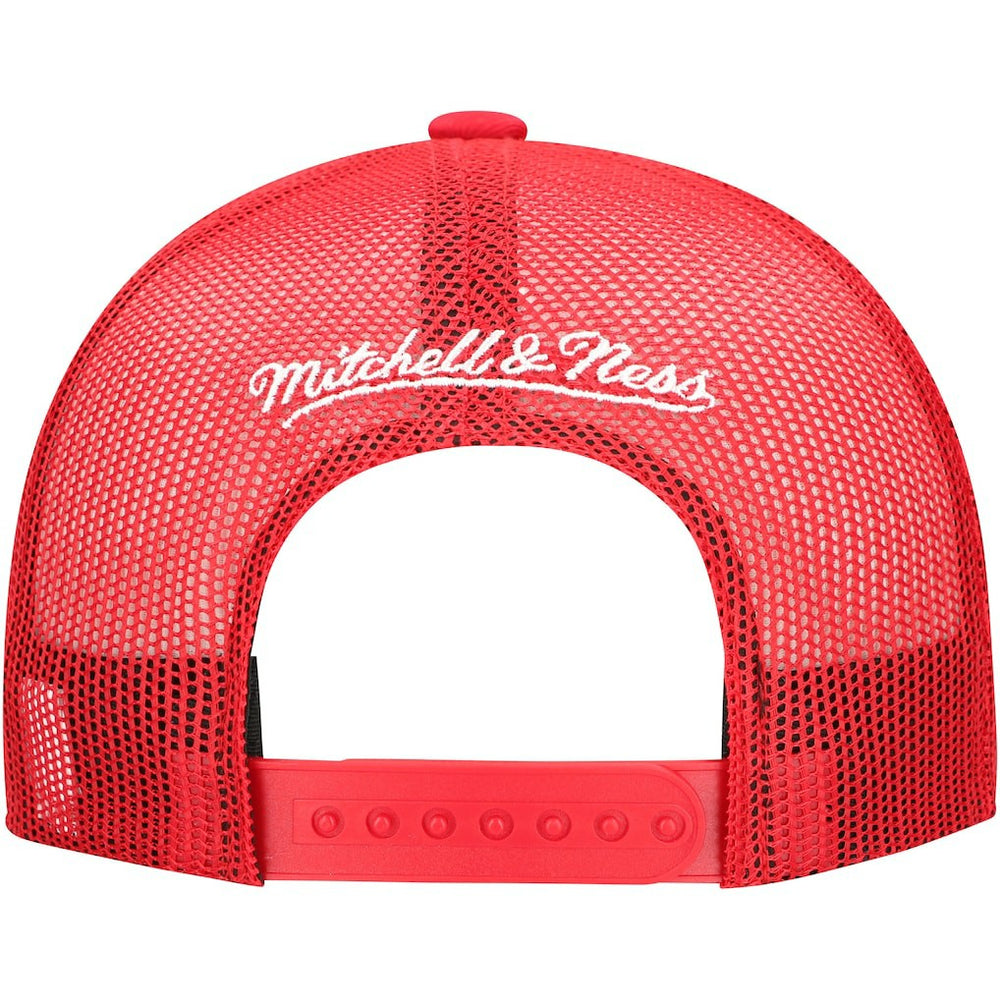 Mitchell & Ness - Chicago Bulls Core Evergreen OTC Trucker Adjustable Hat - Red