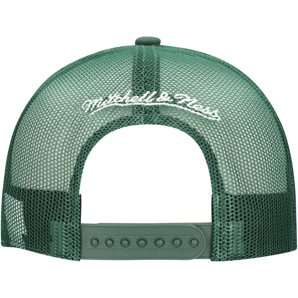 Mitchell & Ness - Milwaukee Bucks Core Evergreen OTC Trucker Adjustable Hat - Hunter Green