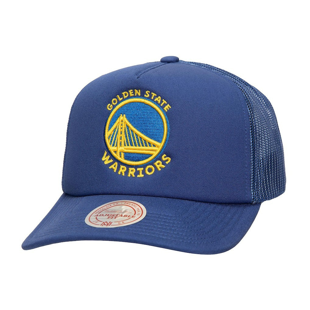 Mitchell & Ness - Golden State Warriors Core Evergreen OTC Trucker Adjustable Hat - Royal