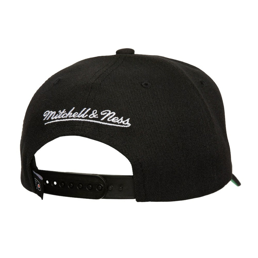 Philadelphia Flyers - Mitchell & Ness Soul Strike Neon Logo Pro Crown Adjustable Hat Black