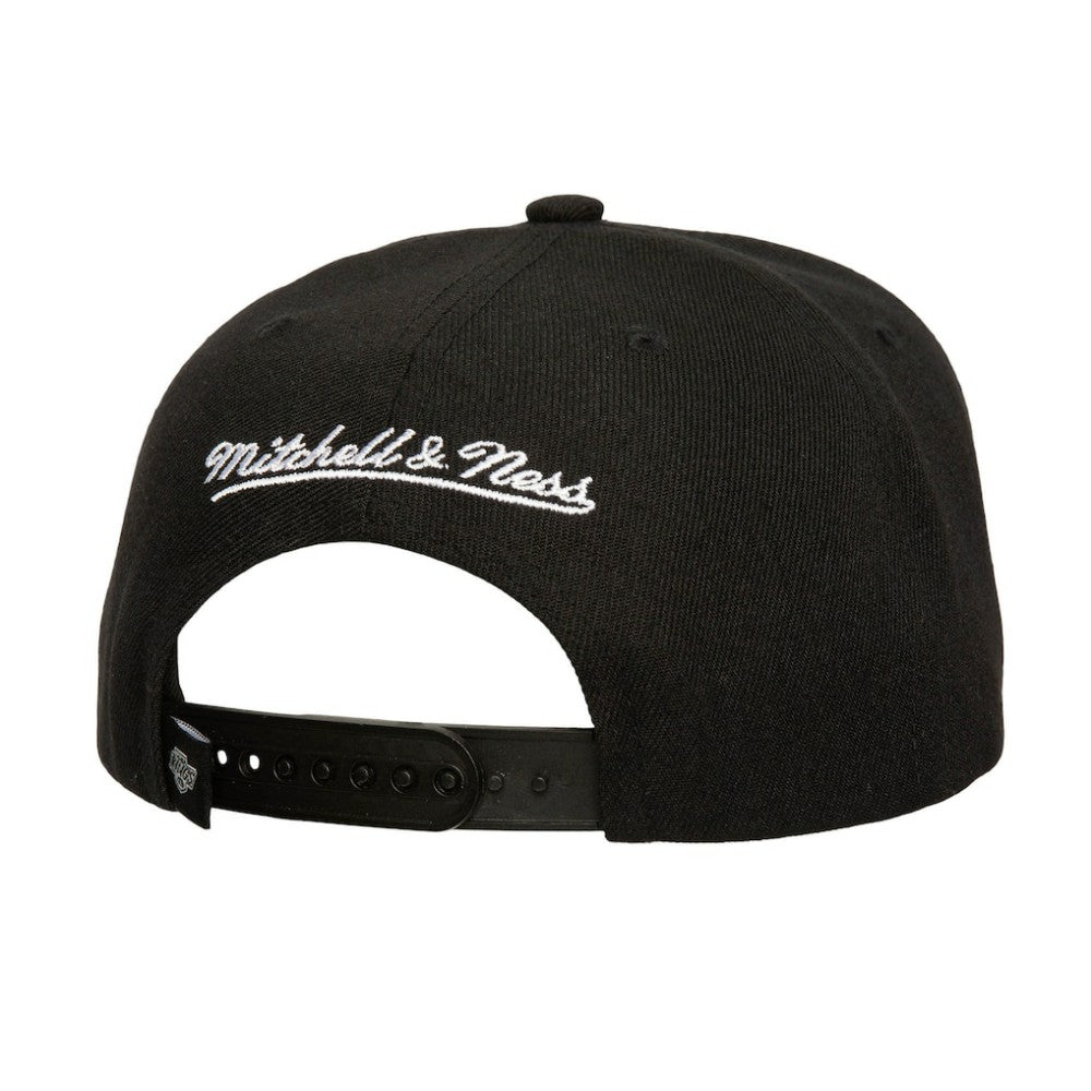 Los Angeles Kings - Mitchell & Ness Soul Strike Neon Logo Pro Crown Adjustable Hat Black