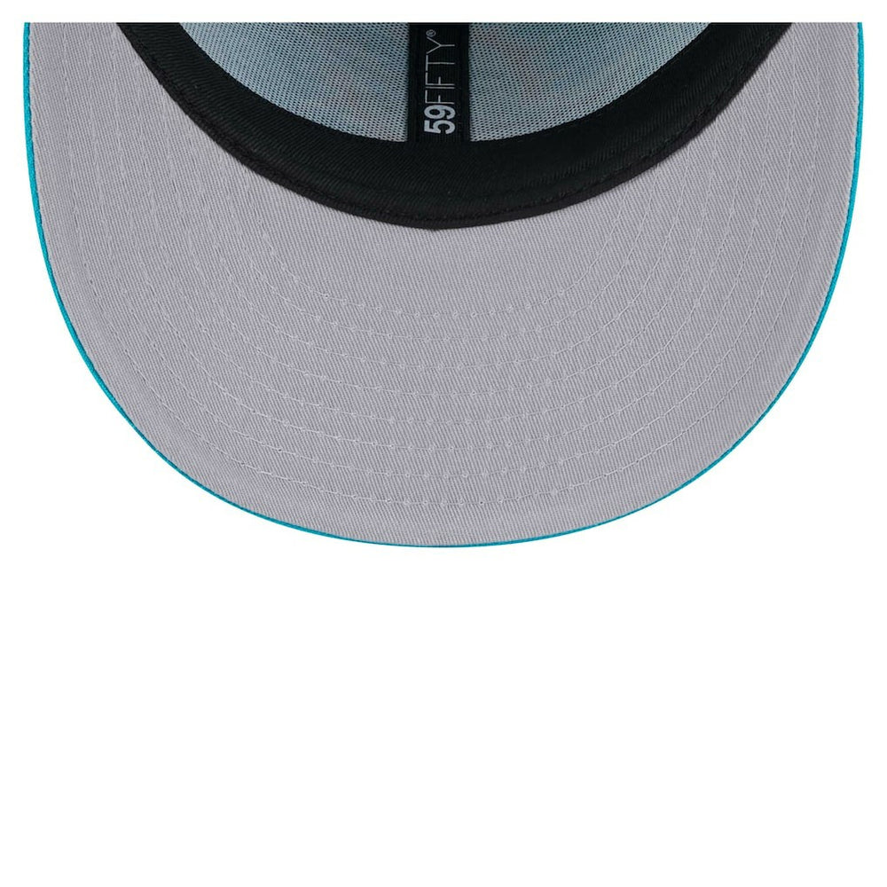Miami Dolphins New Era Omaha Low Profile 59FIFTY Fitted Hat Aqua - NFL