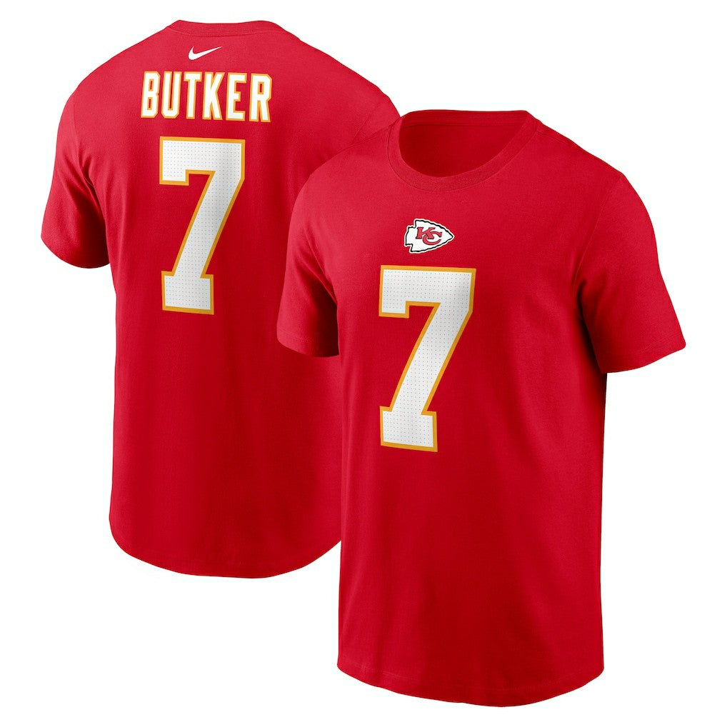 Harrison Butker Kansas City Chiefs Name & Number T-Shirt Red - Nike