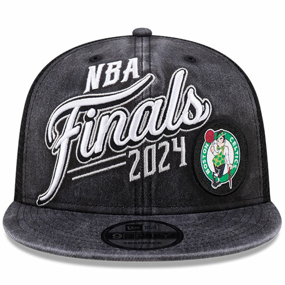New Era - Boston Celtics 2024 Eastern Conference Champions Locker Room 9FIFTY Snapback Hat - Black