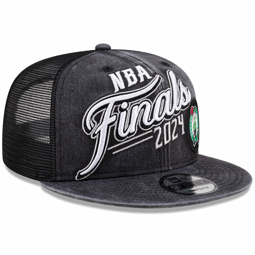 New Era - Boston Celtics 2024 Eastern Conference Champions Locker Room 9FIFTY Snapback Hat - Black