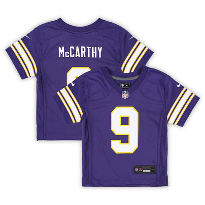 J.J. McCarthy Minnesota Vikings Preschool Classic Player Game Jersey - Purple | NFL Jerseys