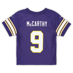 J.J. McCarthy Minnesota Vikings Preschool Classic Player Game Jersey Purple - Nike