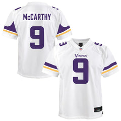 J.J. McCarthy Minnesota Vikings Youth Game Jersey White - Nike