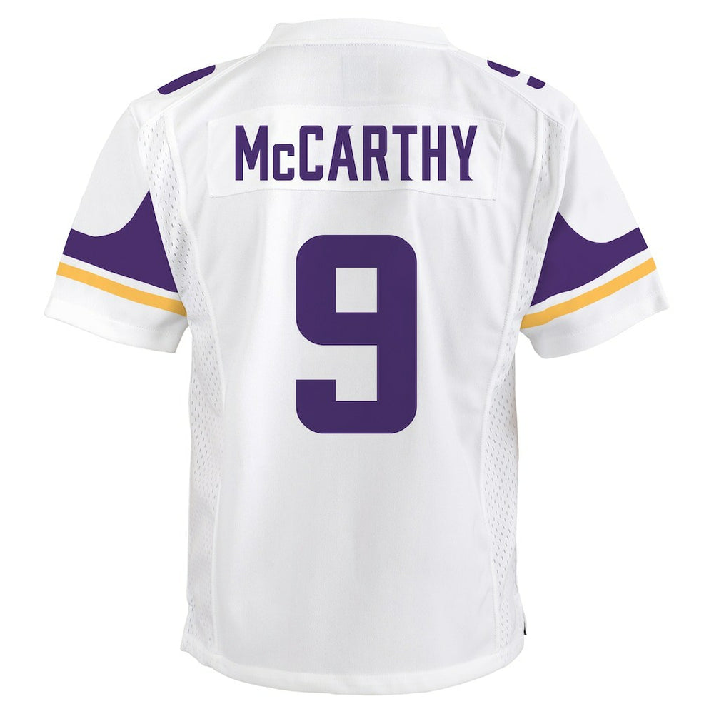 J.J. McCarthy Minnesota Vikings Youth Game Jersey White - Nike