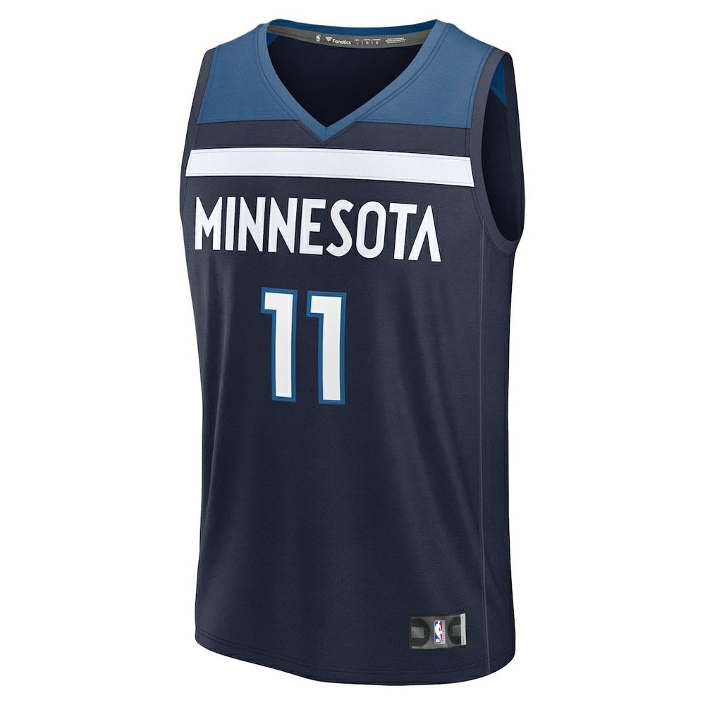 Fanatics - Naz Reid Minnesota Timberwolves Fast Break Replica Player Jersey - Icon Edition - Navy