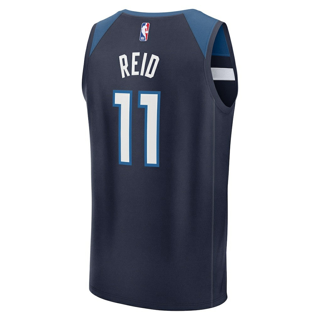 Naz Reid Minnesota Timberwolves Fast Break Replica Player Jersey - Icon Edition - Navy | NBA Jerseys