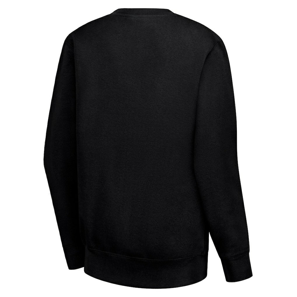 Kansas City Chiefs G-III 4Her by Carl Banks Women's Leopard Heart Pullover Sweatshirt Black - NFL