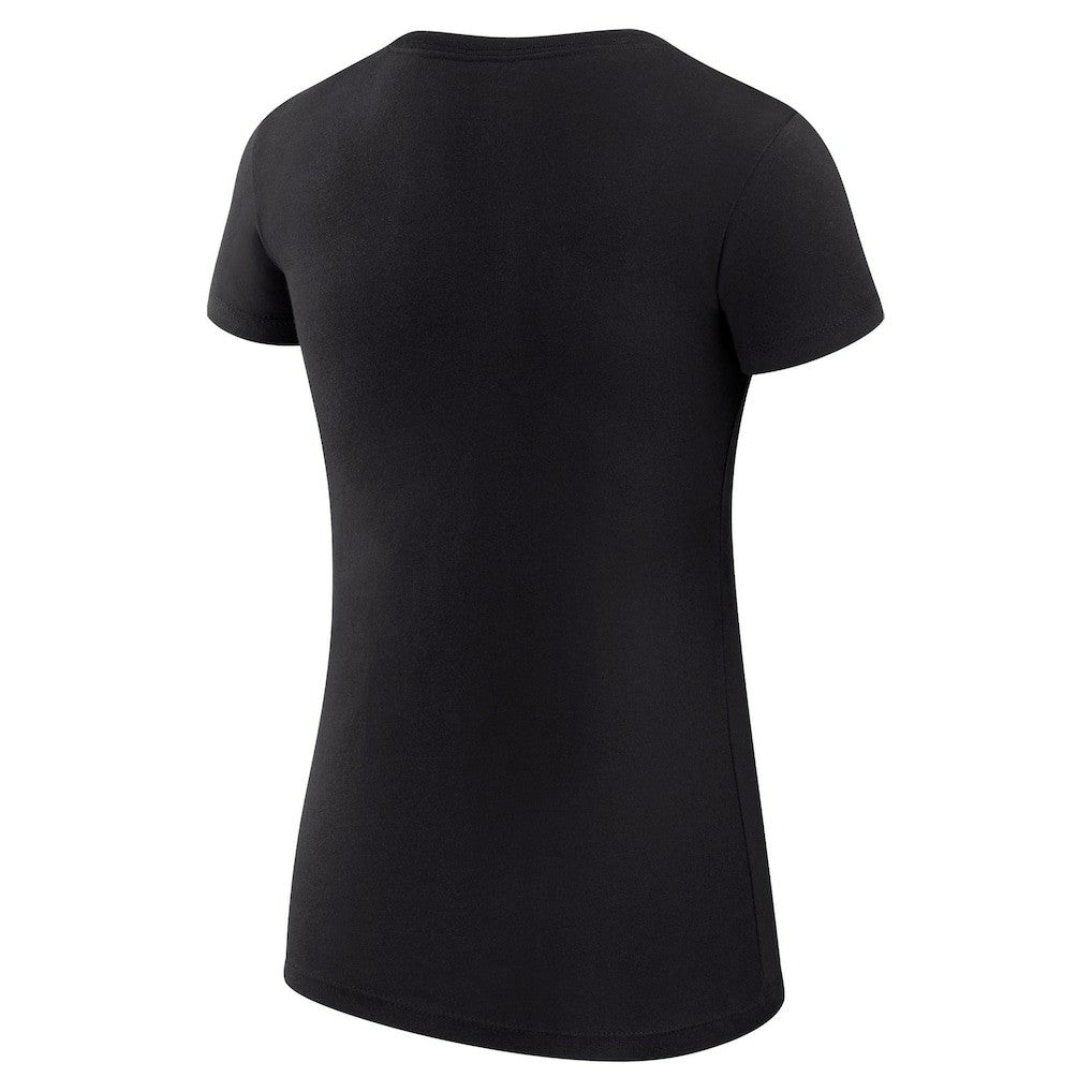 New York Jets G-III 4Her by Carl Banks Women's Super-Slim Fit Lightweight Animal Print Heart T-Shirt Black - NFL