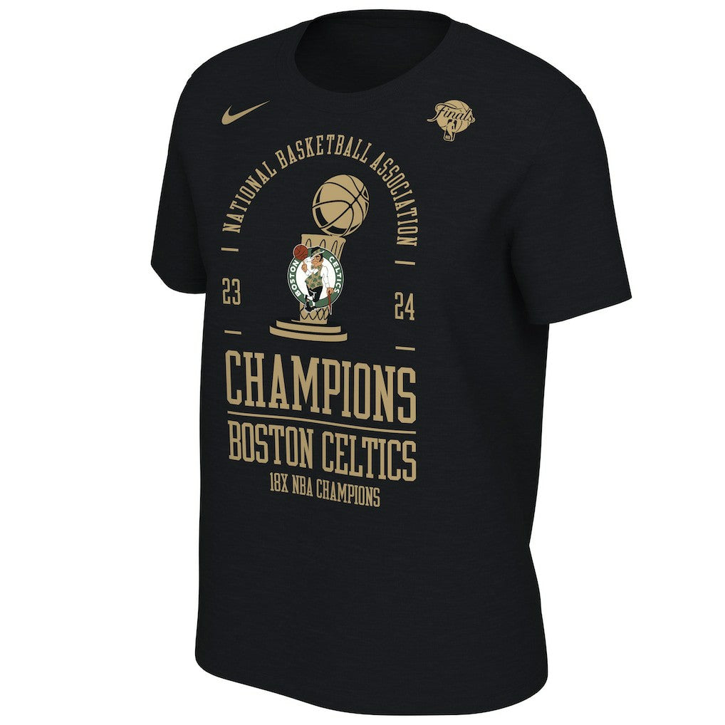 Nike - Boston Celtics Women's 18-Time NBA Finals Champions Locker Room T-Shirt - Black