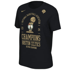 Nike - Boston Celtics Women's 18-Time NBA Finals Champions Locker Room T-Shirt - Black