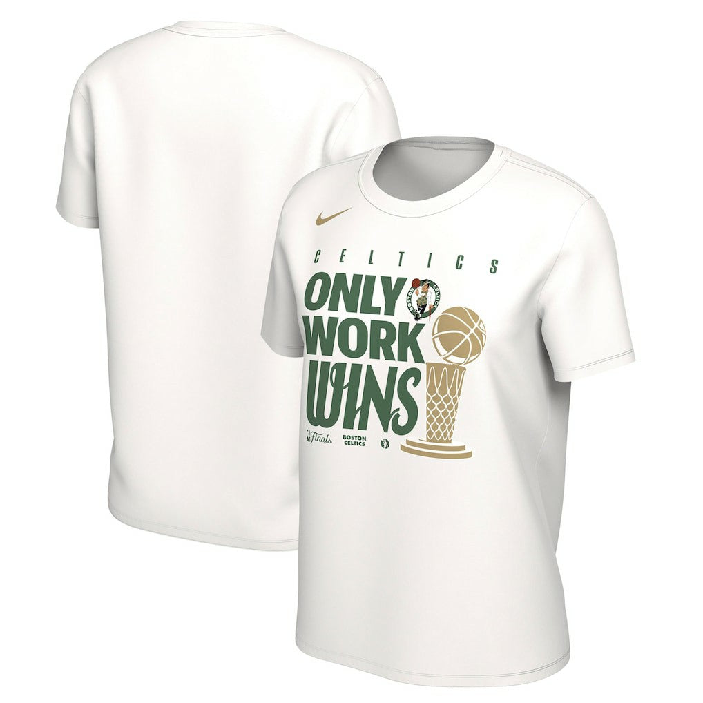 Nike - Boston Celtics Women's 2024 NBA Finals Champions Celebration Parade T-Shirt - White