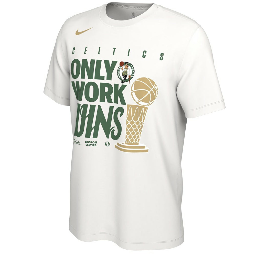 Nike - Boston Celtics 2024 NBA Finals Champions Big & Tall Parade T-Shirt - White