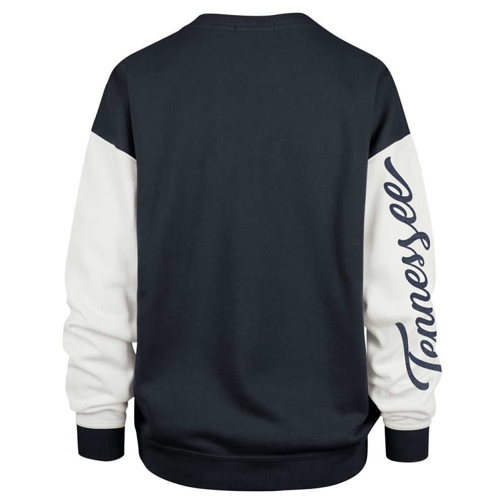 Tennessee Titans '47 Women's Double Header Rise Andie Pullover Sweatshirt Navy - 47 brand