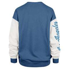 Los Angeles Chargers '47 Women's Double Header Rise Andie Pullover Sweatshirt Powder Blue - 47 brand