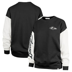 Baltimore Ravens '47 Women's Double Header Rise Andie Pullover Sweatshirt Black - 47 brand