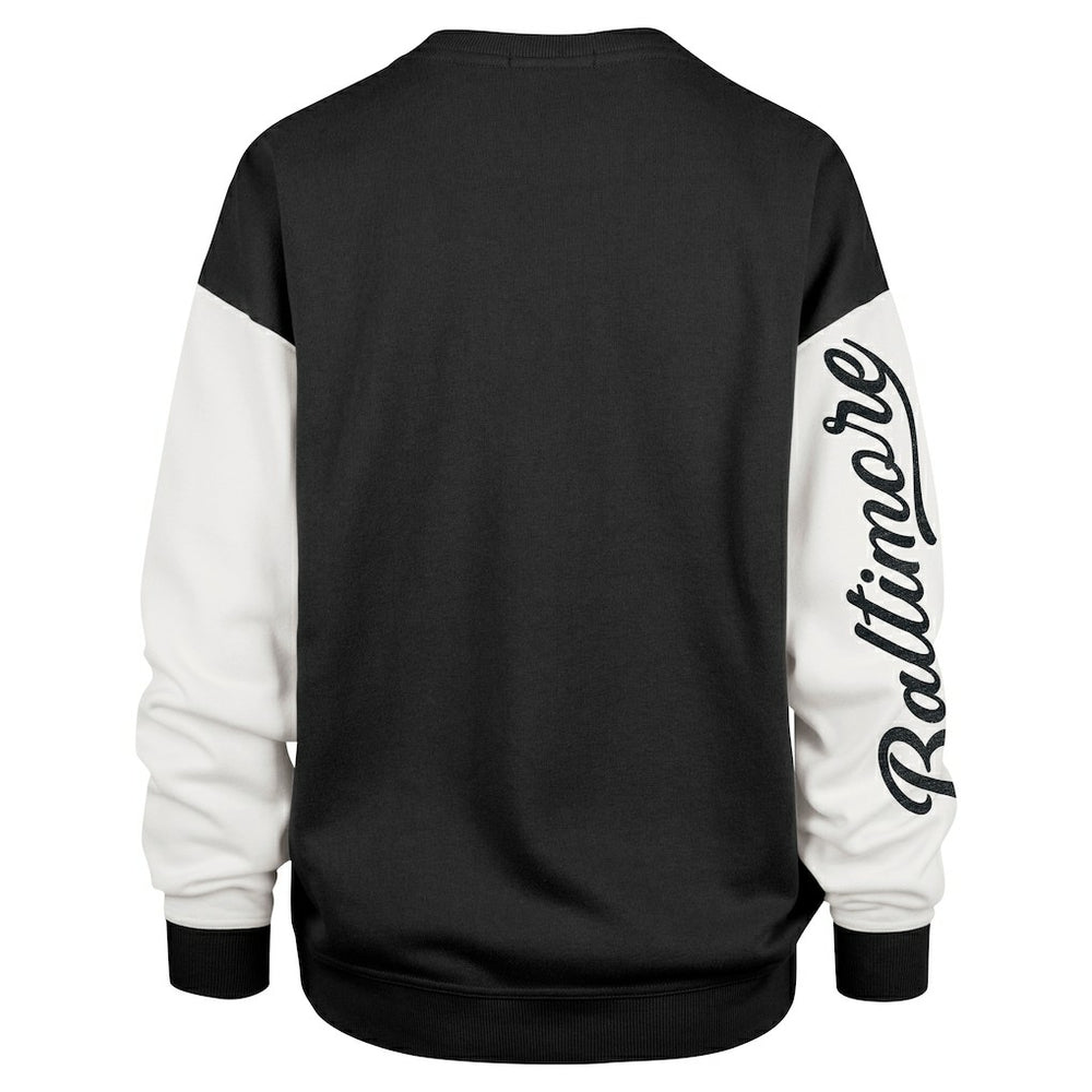 Baltimore Ravens '47 Women's Double Header Rise Andie Pullover Sweatshirt Black - 47 brand
