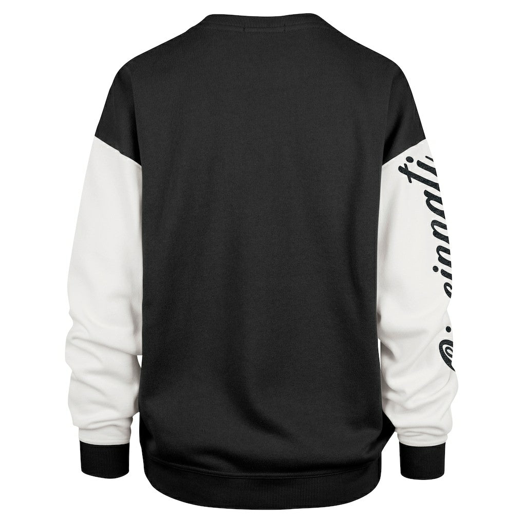 Cincinnati Bengals '47 Women's Double Header Rise Andie Pullover Sweatshirt Black - 47 brand