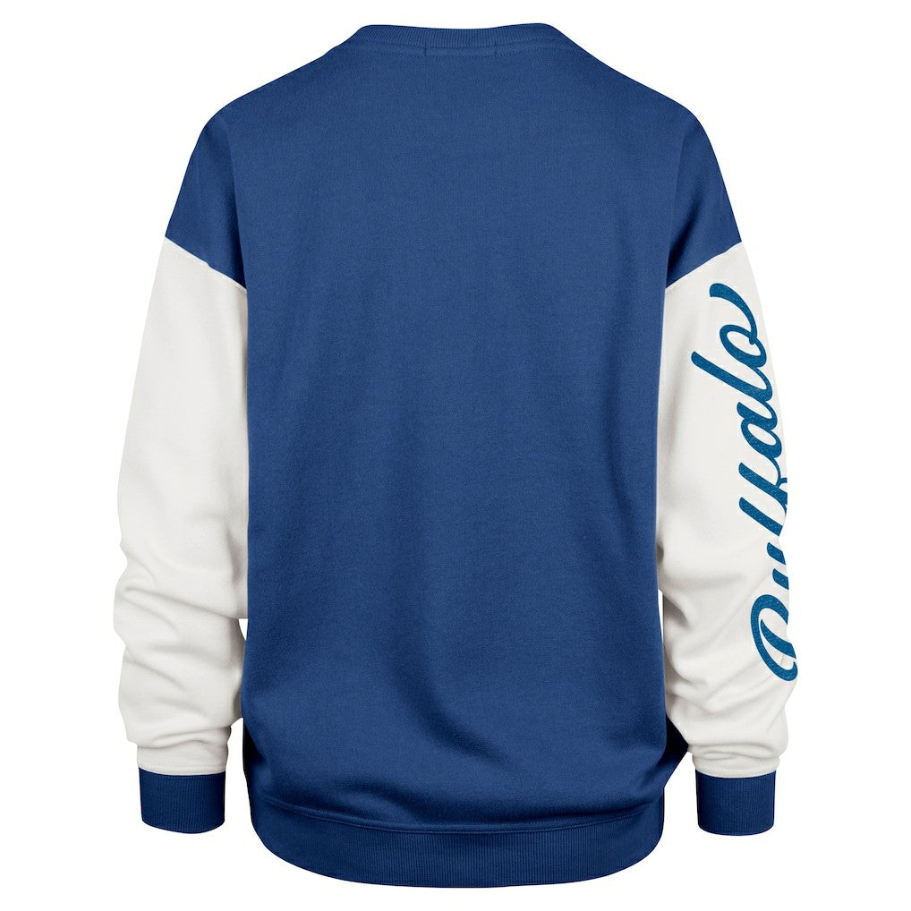 Buffalo Bills '47 Women's Double Header Rise Andie Pullover Sweatshirt Royal - 47 brand