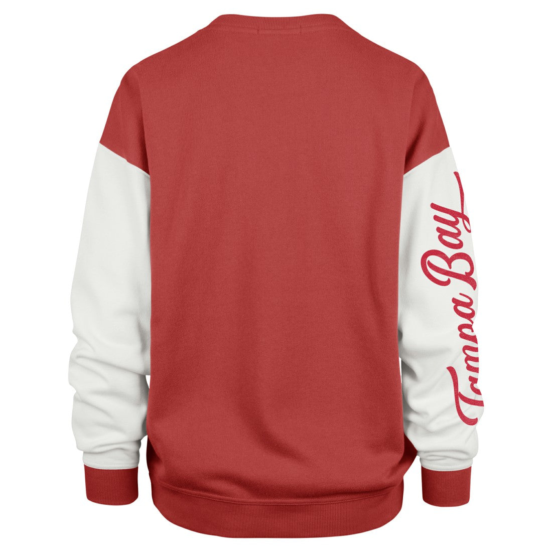 Tampa Bay Buccaneers '47 Women's Double Header Rise Andie Pullover Sweatshirt Red - 47 brand