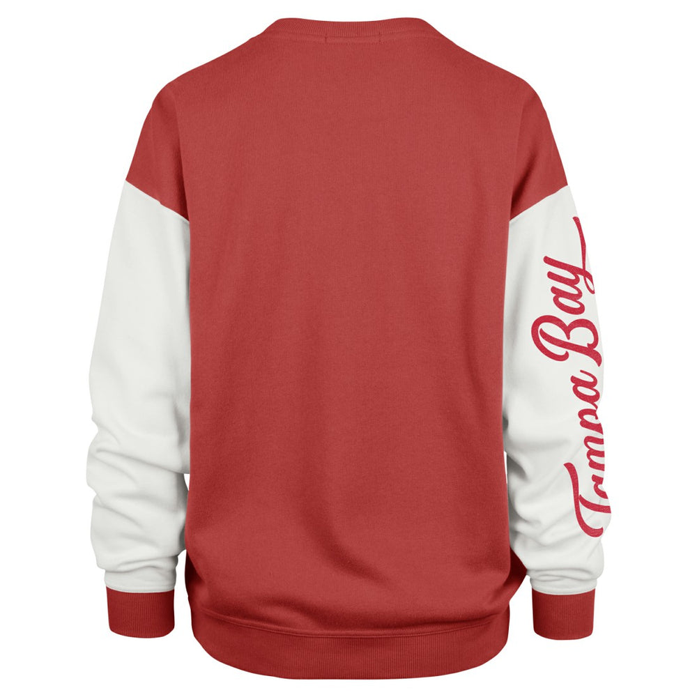 Tampa Bay Buccaneers '47 Women's Double Header Rise Andie Pullover Sweatshirt Red - 47 brand