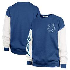 Indianapolis Colts '47 Women's Double Header Rise Andie Pullover Sweatshirt Royal - 47 brand