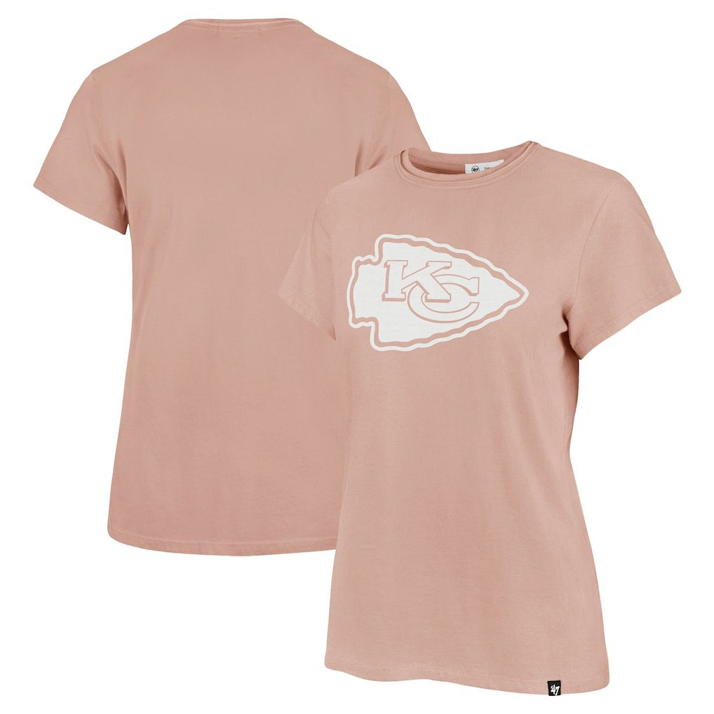 Kansas City Chiefs '47 Women's Premier Frankie T-Shirt Light Pink - 47 brand