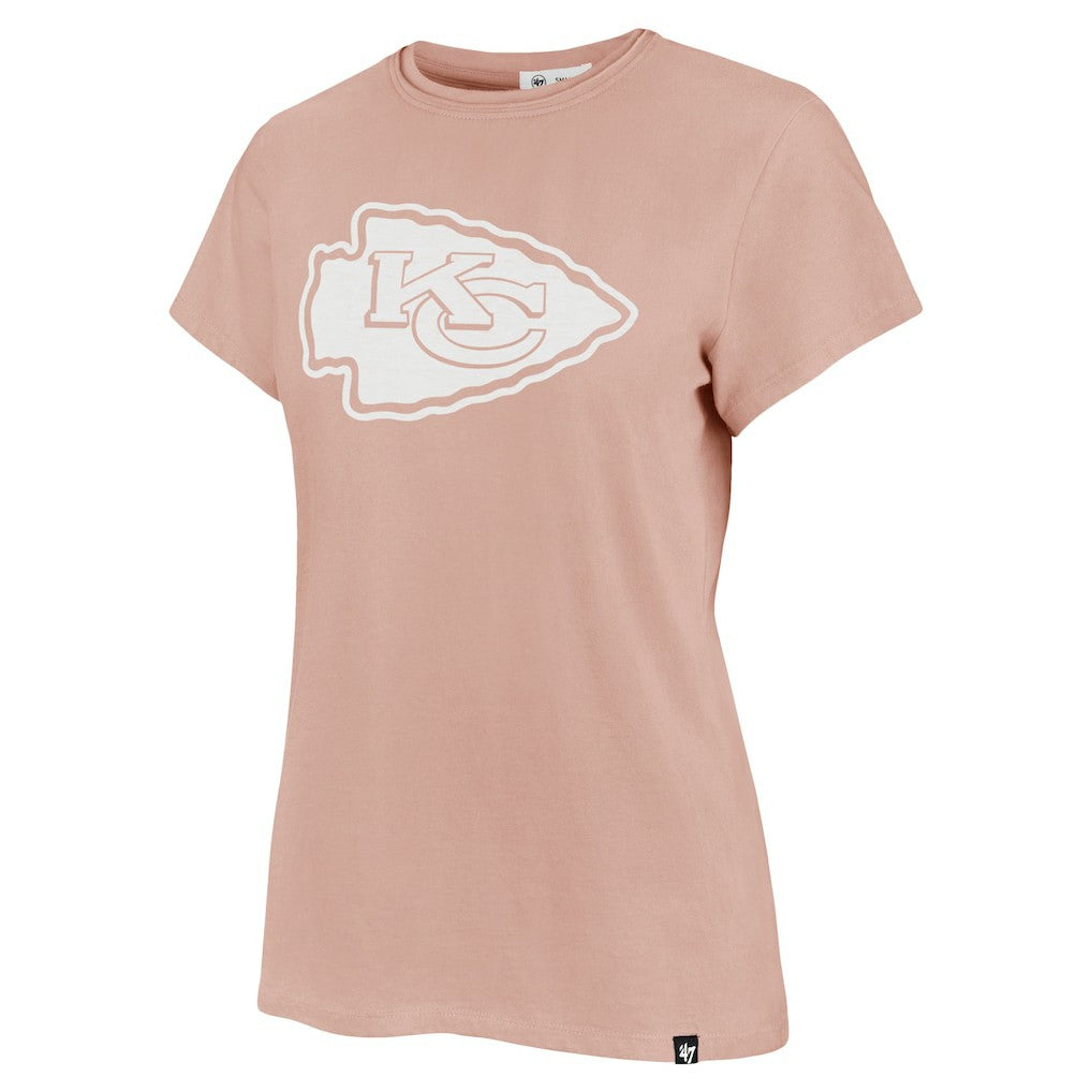Kansas City Chiefs '47 Women's Premier Frankie T-Shirt Light Pink - 47 brand