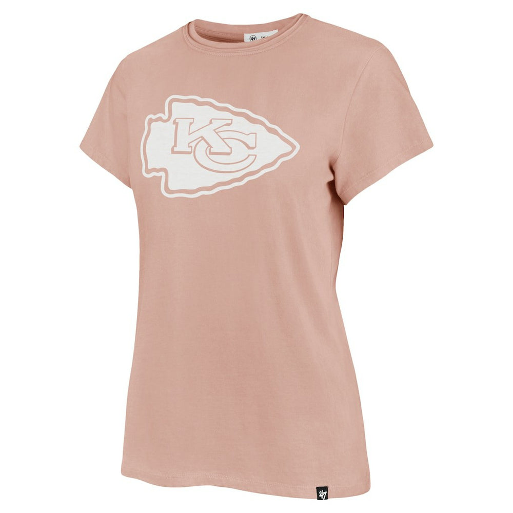 Kansas City Chiefs '47 Women's Premier Frankie T-Shirt Light Pink - 47 brand