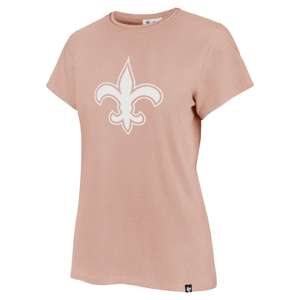 New Orleans Saints '47 Women's Premier Frankie T-Shirt Light Pink - 47 brand