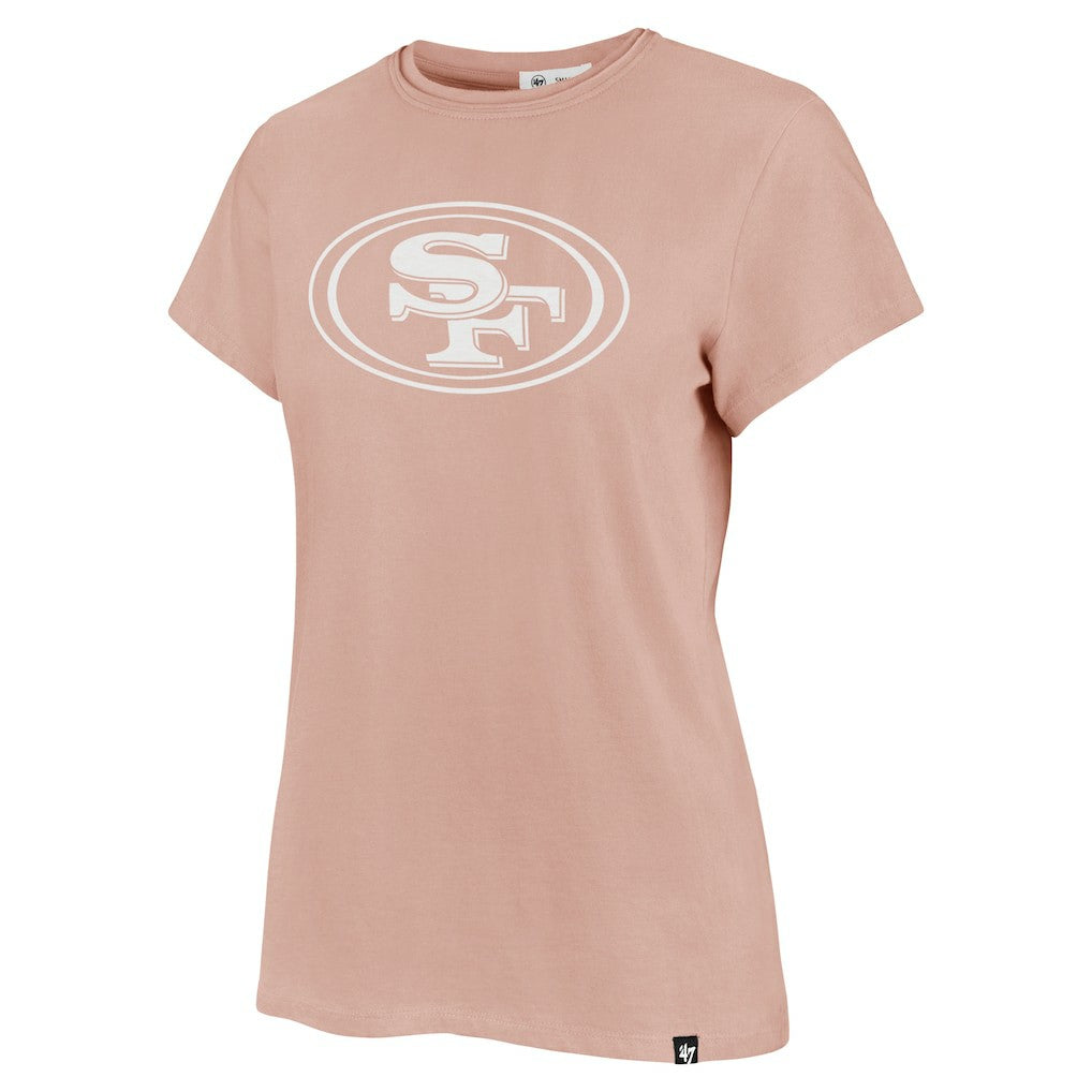 San Francisco 49ers '47 Women's Premier Frankie T-Shirt Light Pink - 47 brand