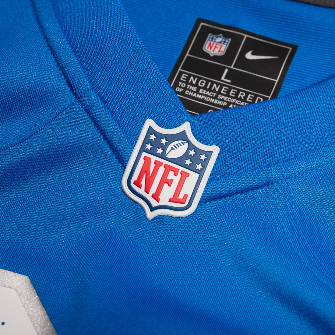 Hogan Hatten Detroit Lions Game Jersey - Blue | NFL Jerseys