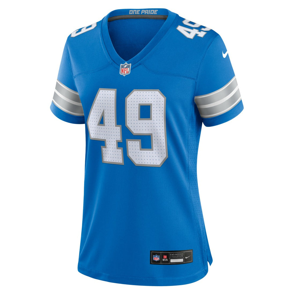 Hogan Hatten Detroit Lions Women's Game Jersey Blue - Nike