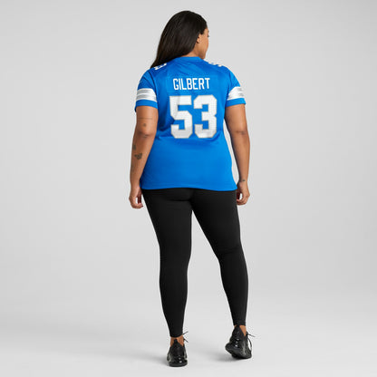 DaRon Gilbert Detroit Lions Women's Game Jersey - Blue | NFL Jerseys