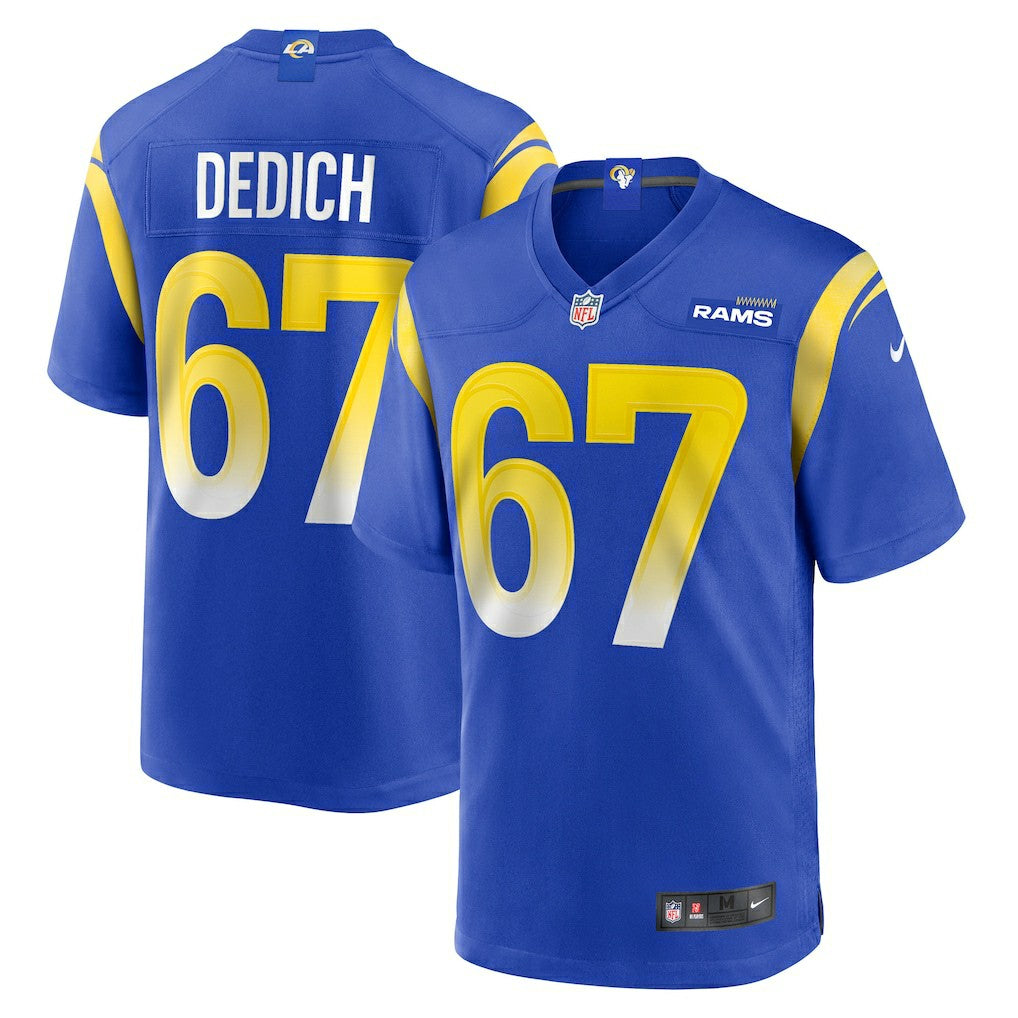 Justin Dedich Los Angeles Rams Game Jersey Royal - Nike