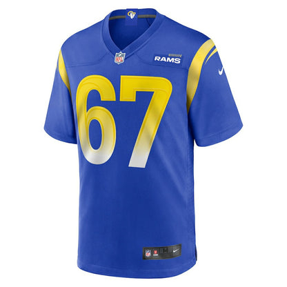 Justin Dedich Los Angeles Rams Game Jersey - Royal | NFL Jerseys