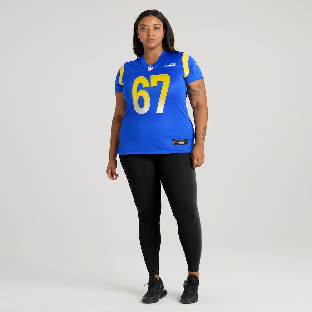 Justin Dedich Los Angeles Rams Women's Game Jersey Royal - Nike