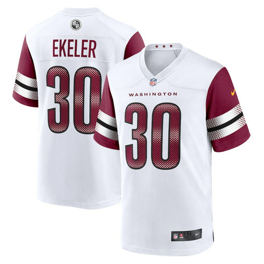 Austin Ekeler Washington Commanders Game Jersey - White | NFL Jerseys