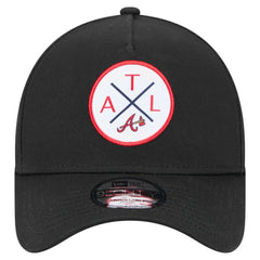 Atlanta Braves New Era 9FORTY A-Frame Adjustable Hat Lifestyle