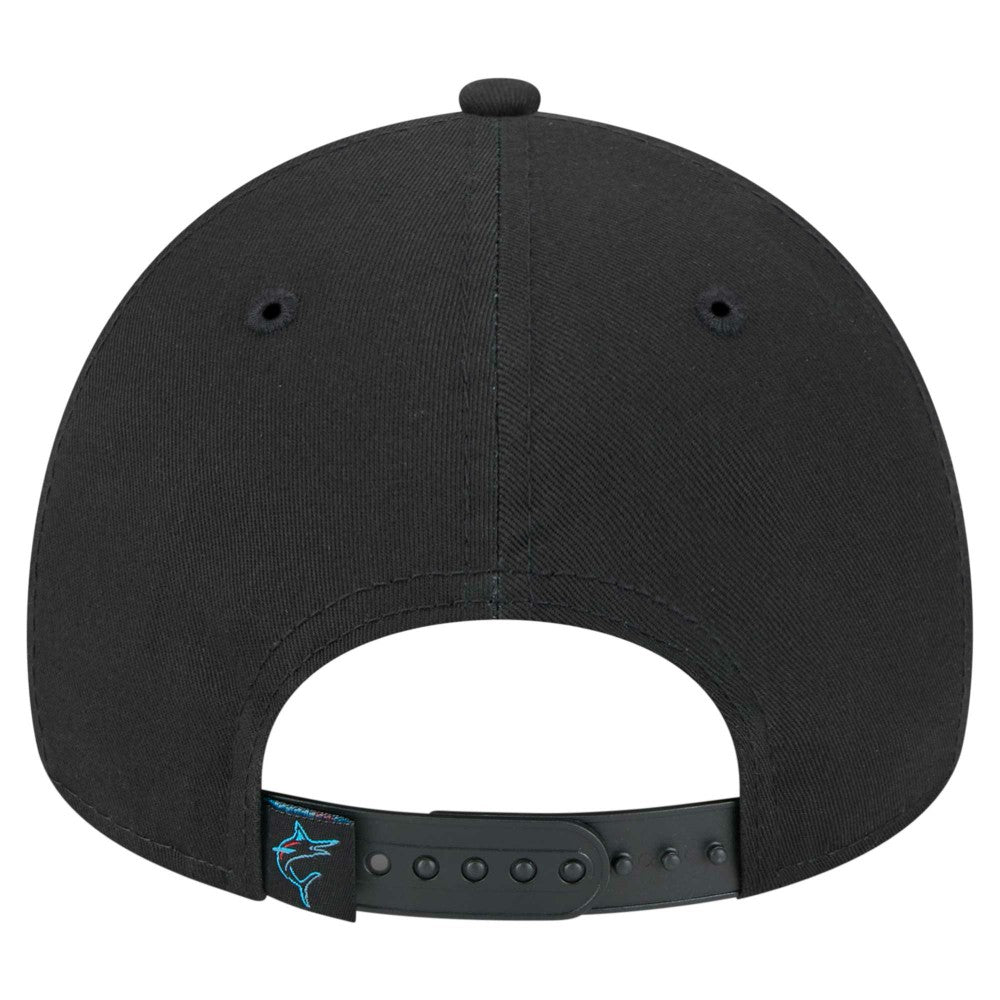 Miami Marlins New Era 9FORTY A-Frame Adjustable Hat Lifestyle