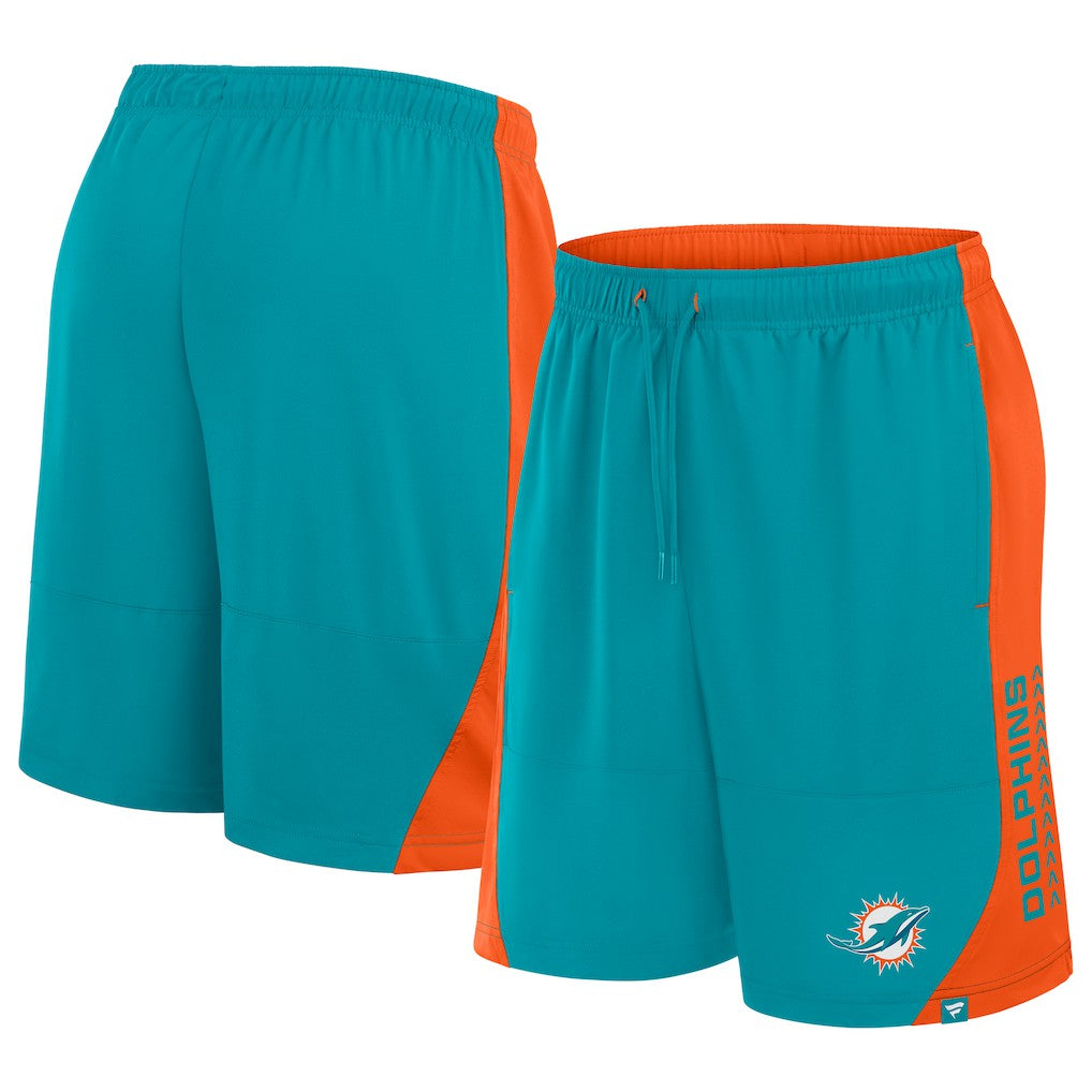 Miami Dolphins No Defense Shorts Aqua - Fanatics